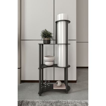 Επιδαπέδιο φωτιστικό με ράφια NOTO 1xE27/40W/230V μαύρο
