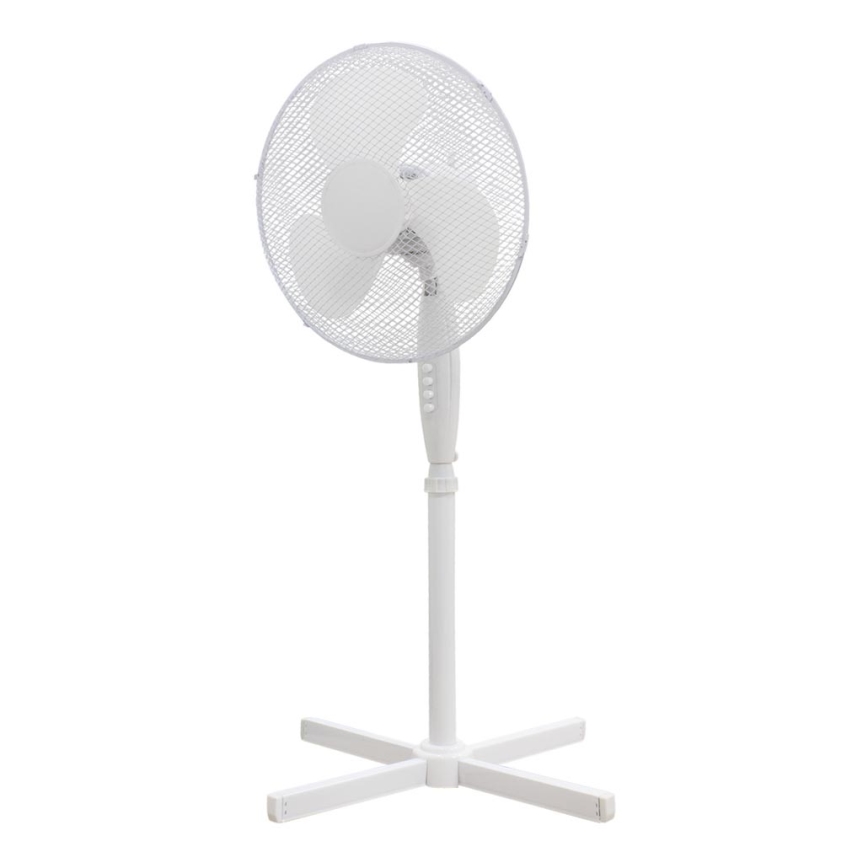 Επιδαπέδιος ανεμιστήρας 40 cm, 3 ταχύτητες, white 50W