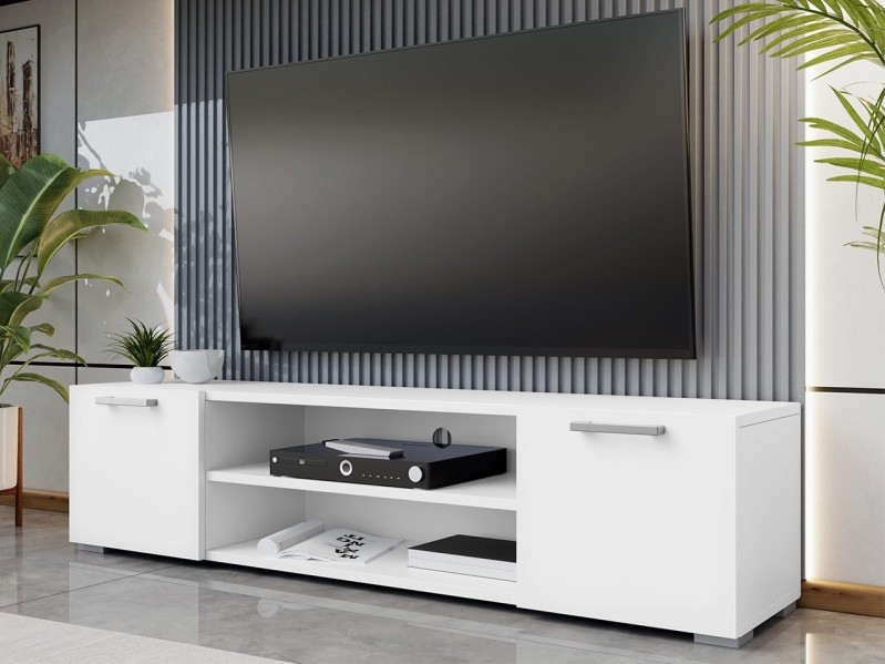 Έπιπλο TV GIMREN 36x156 cm λευκό