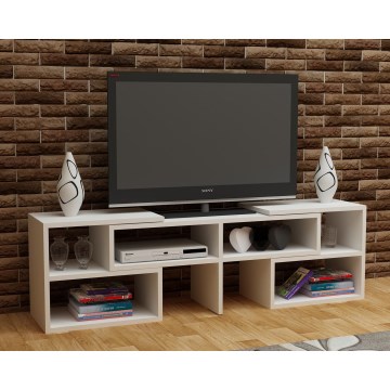 Έπιπλο τηλεόρασης CARE 40x136,8 cm λευκό