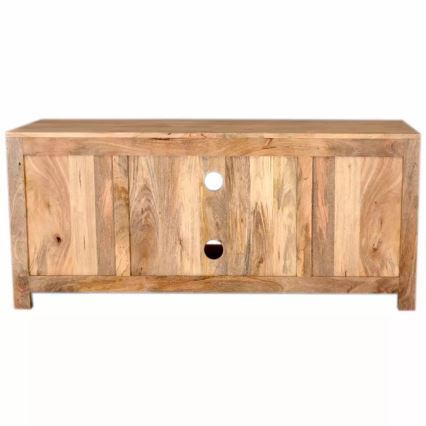 Έπιπλο τηλεόρασης  HINA 60x140 cm μασίφ ξύλο/μάνγκο