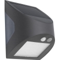 Επιτοίχιο ηλιακό φωτιστικό LED με αισθητήρα LED/3W/3,7V 3000/4000K 1200 mAh IP54 ανθρακί