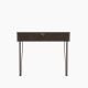 Επιτοίχιο τραπέζι LINEA 78x90 cm καφέ/ανθρακί