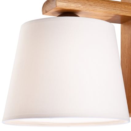 Επιτοίχιο φωτιστικό 1xE27/60W/230V δρυς