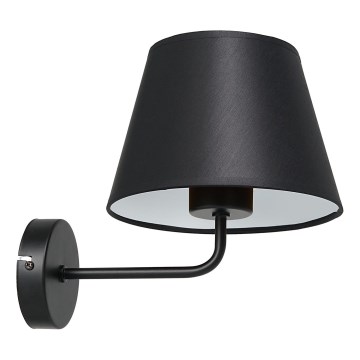 Επιτοίχιο φωτιστικό ARDEN 1xE27/60W/230V μαύρο/λευκό