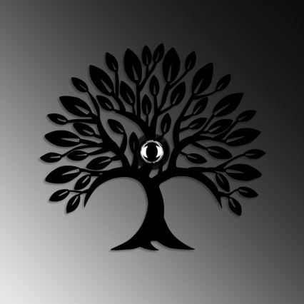 Επιτοίχιο φωτιστικό HEART TREE 1xE27/40W/230V μαύρο