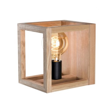 Επιτοίχιο φωτιστικό KAGO 1xE27/60W/230V δρυς