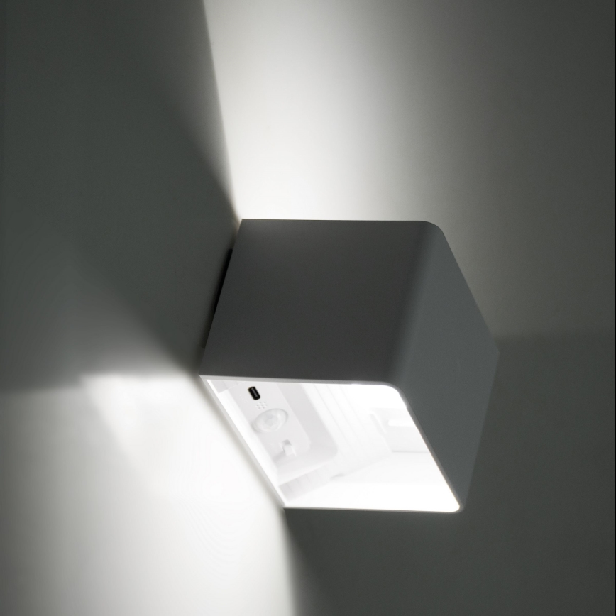 LED Dimming τοίχου αφής φωστικό με αισθητήρα MIRI LED/2,5W/3,7V 3000/4000/6400K 4000 mAh λευκό