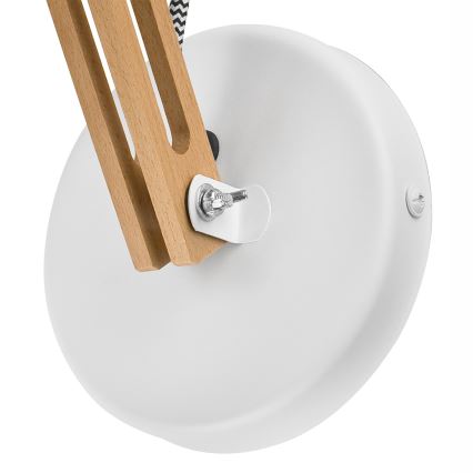 Επιτοίχιο φωτιστικό MARCELLO 1xE27/60W/230V οξιά