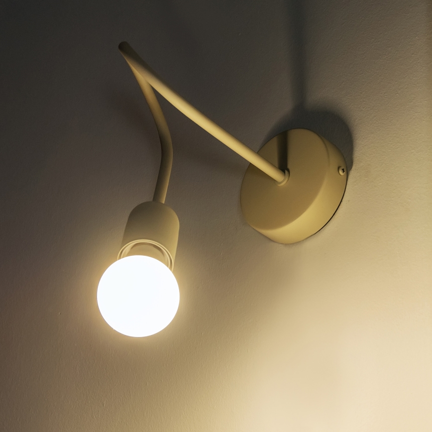 Επιτοίχιο φωτιστικό OXFORD 1xE27/15W/230V σε κρεμ απόχρωση