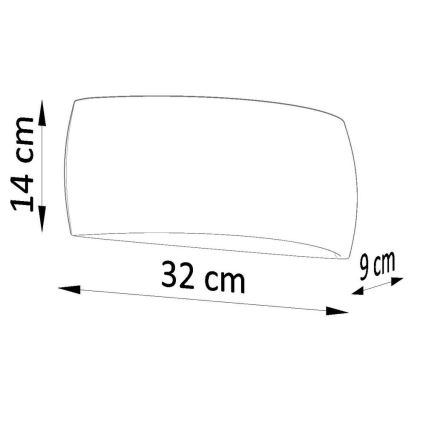 Επιτοίχιο φωτιστικό PONTIUS 1xG9/60W/230V μαύρο