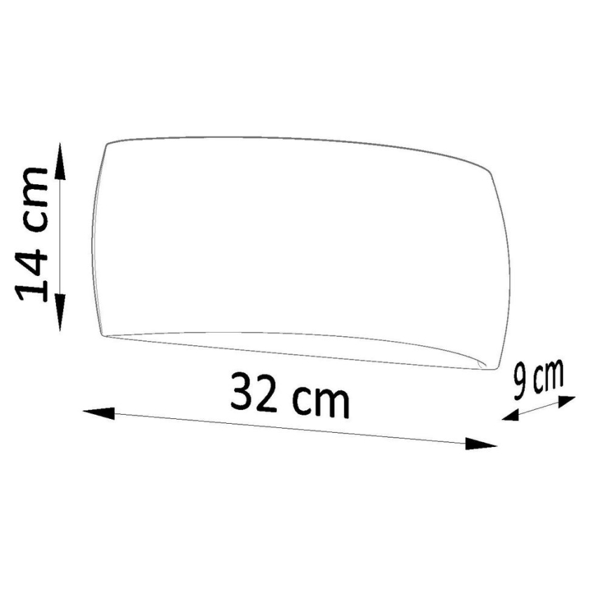 Επιτοίχιο φωτιστικό PONTIUS 1xG9/60W/230V μαύρο