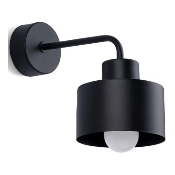 Επιτοίχιο φωτιστικό SAVAR 1xE27/60W/230V μαύρο