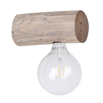 Επιτοίχιο φωτιστικό TRABO 1xE27/25W/230V πεύκο