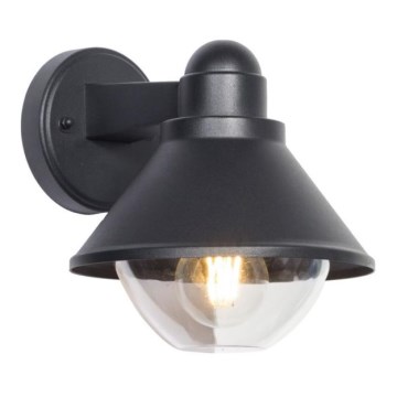 Επιτοίχιο φωτιστικό εξωτερικού χώρου ELGIN 1xE27/60W/230V IP44 μαύρο