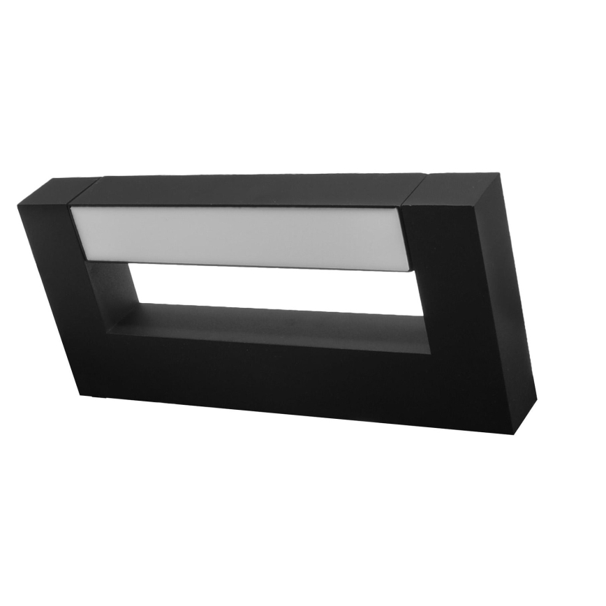 LED Flexible επιτοίχιο φωτιστικό εξωτερικού χώρου 2xLED/4W/230V IP54 30 cm μαύρο