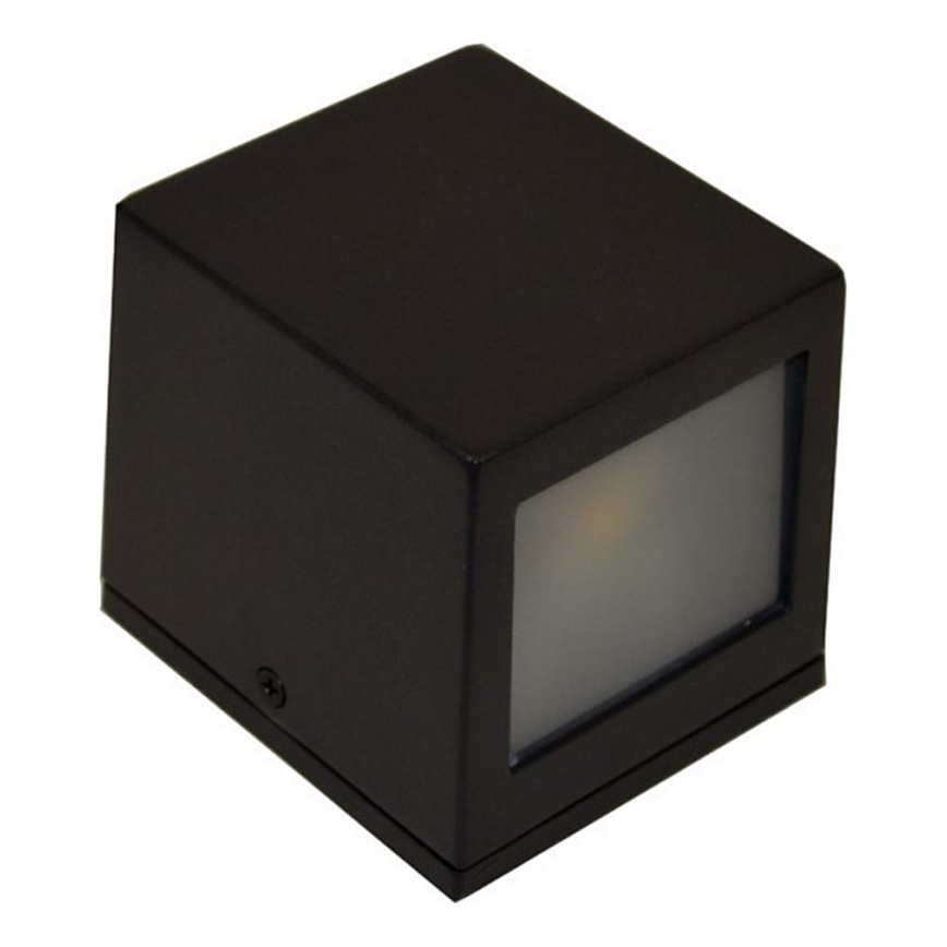 Επιτοίχιο φωτιστικό εξωτερικού χώρου LED 2xLED/5W/230V 4000K IP54 μαύρο