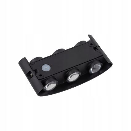 Επιτοίχιο φωτιστικό εξωτερικού χώρου LED ARROW 6xLED/1W/230V IP54 μαύρο