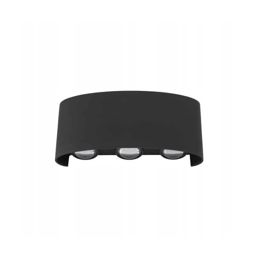Επιτοίχιο φωτιστικό εξωτερικού χώρου LED ARROW 6xLED/1W/230V IP54 μαύρο