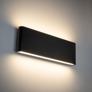 Επιτοίχιο φωτιστικό εξωτερικού χώρου LED ARWENA 2xLED/12W/230V IP54 μαύρο
