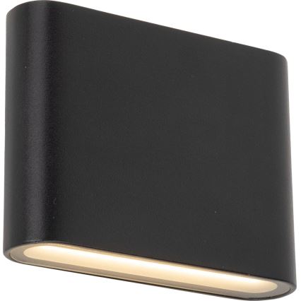 Επιτοίχιο φωτιστικό εξωτερικού χώρου LED ARWENA 2xLED/3W/230V IP54 μαύρο