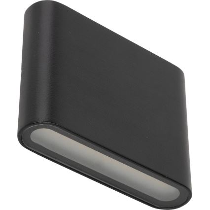 Επιτοίχιο φωτιστικό εξωτερικού χώρου LED ARWENA 2xLED/3W/230V IP54 μαύρο