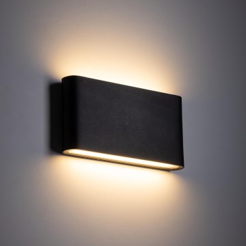 Επιτοίχιο φωτιστικό εξωτερικού χώρου LED ARWENA 2xLED/6W/230V IP54 μαύρο