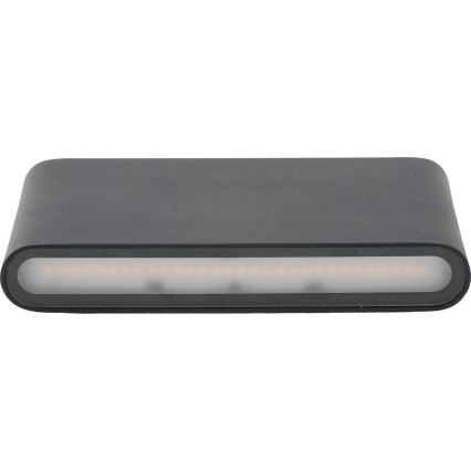 Επιτοίχιο φωτιστικό εξωτερικού χώρου LED ARWENA 2xLED/6W/230V IP54 μαύρο