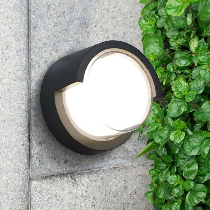 Επιτοίχιο φωτιστικό εξωτερικού χώρου LED ESSEN LED/10W/230V IP44 μαύρο
