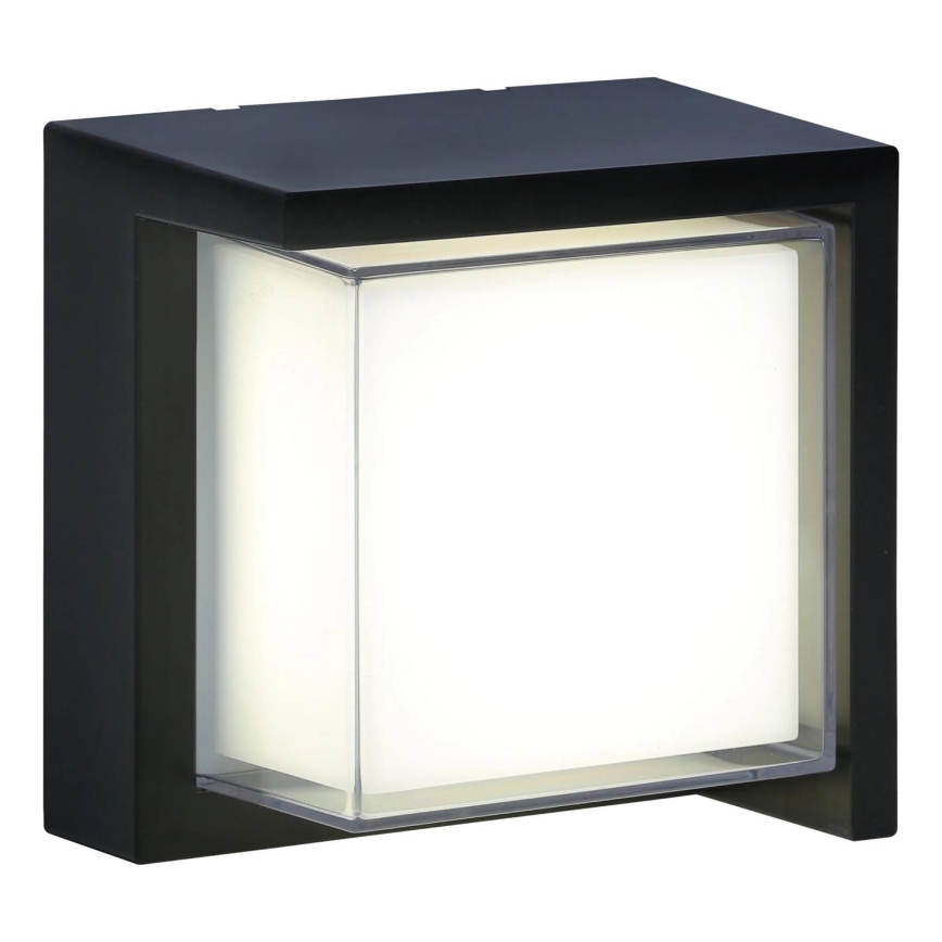 Επιτοίχιο φωτιστικό εξωτερικού χώρου LED ESSEN LED/12W/230V IP44 μαύρο