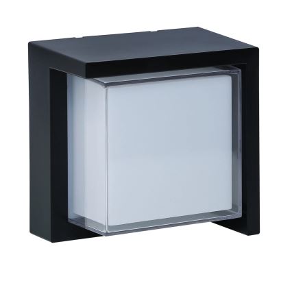 Επιτοίχιο φωτιστικό εξωτερικού χώρου LED ESSEN LED/12W/230V IP44 μαύρο