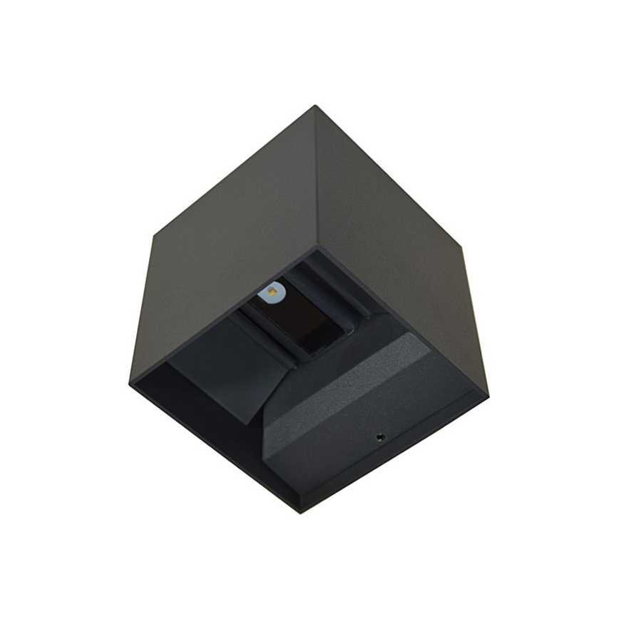 Επιτοίχιο φωτιστικό εξωτερικού χώρου LED KREON 2xLED/3W/230V IP54 4000K ανθρακί