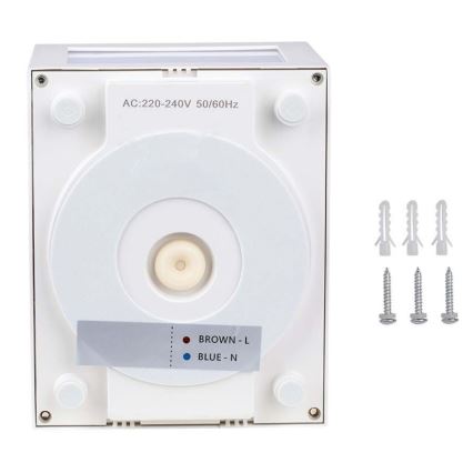 Επιτοίχιο φωτιστικό εξωτερικού χώρου LED LED/12W/230V 3000K IP65 λευκό