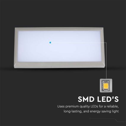 Επιτοίχιο φωτιστικό εξωτερικού χώρου LED LED/12W/230V 4000K IP65