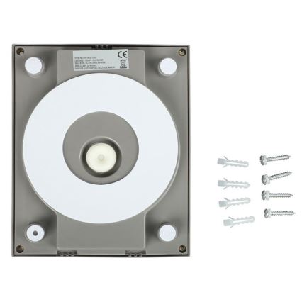 Επιτοίχιο φωτιστικό εξωτερικού χώρου LED LED/12W/230V 4000K IP65 γκρι