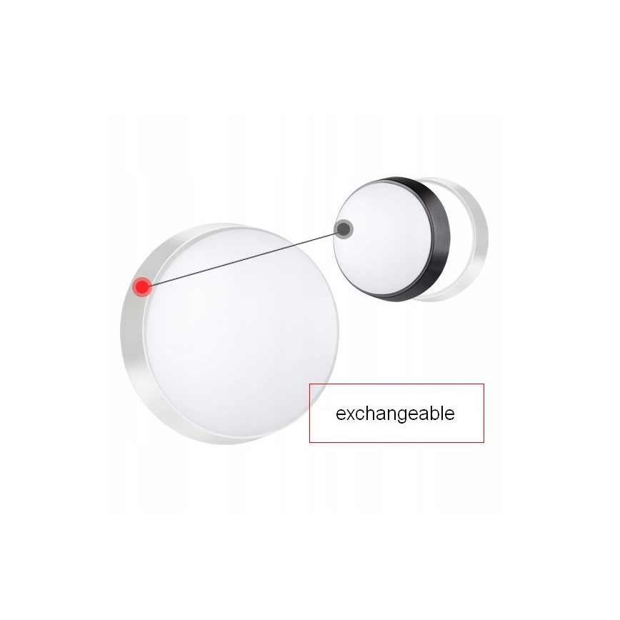 Επιτοίχιο φωτιστικό εξωτερικού χώρου LED LED/15W/230V 4000K IP65