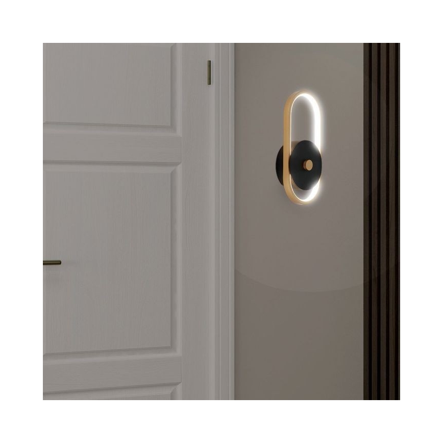 Επιτοίχιο φωτιστικό εξωτερικού χώρου LED LED/15W/230V IP54 4000K ορείχαλκος