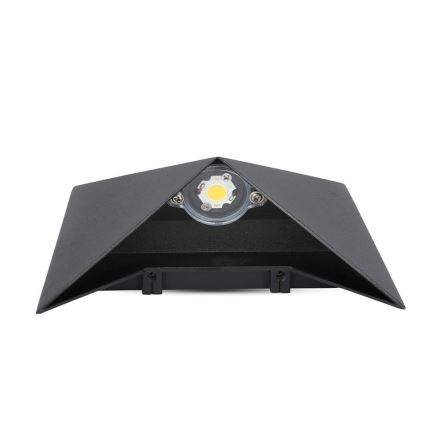 Επιτοίχιο φωτιστικό εξωτερικού χώρου LED LED/5W/230V 3000K IP65 μαύρο
