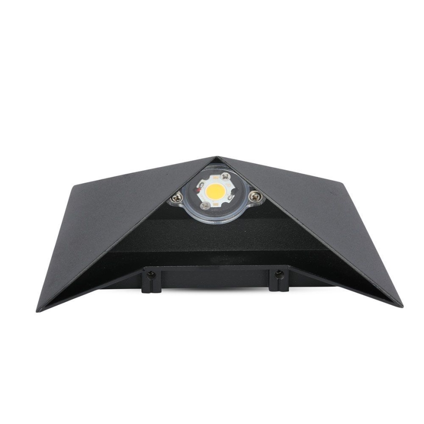 Επιτοίχιο φωτιστικό εξωτερικού χώρου LED LED/5W/230V 3000K IP65 μαύρο