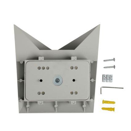 Επιτοίχιο φωτιστικό εξωτερικού χώρου LED LED/5W/230V 4000K IP65 γκρι