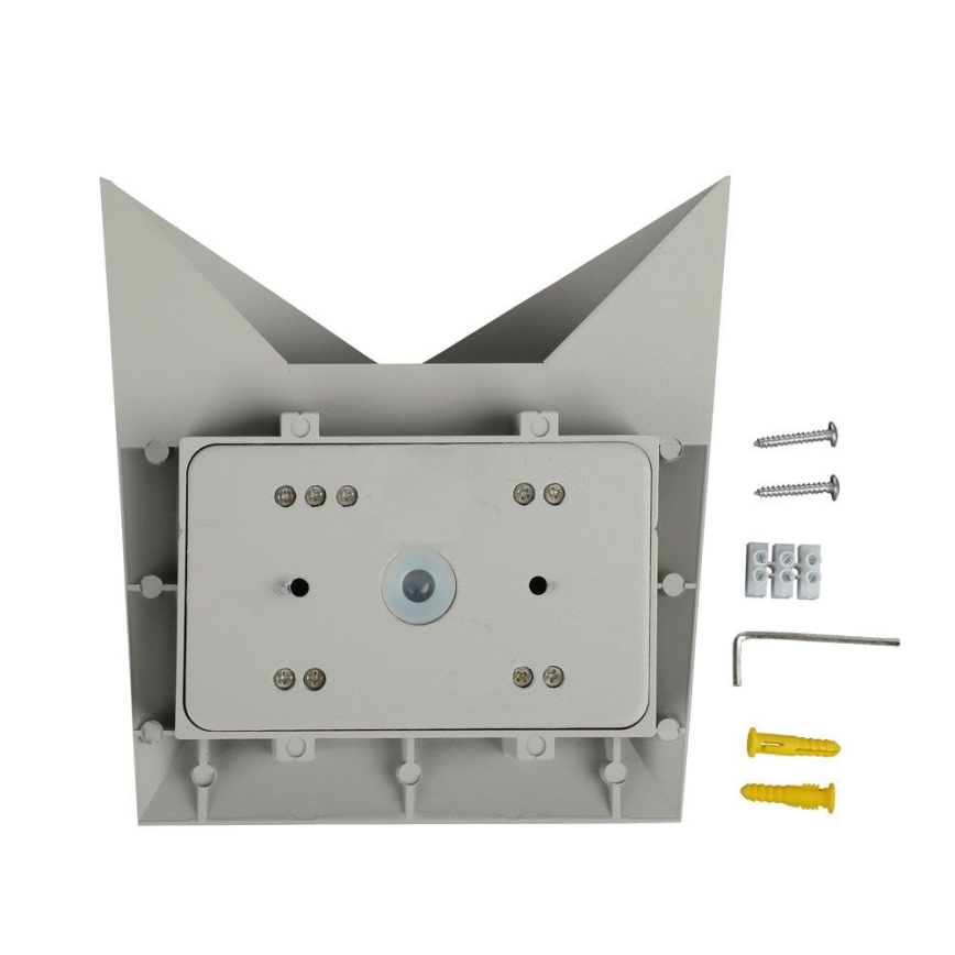 Επιτοίχιο φωτιστικό εξωτερικού χώρου LED LED/5W/230V 4000K IP65 γκρι