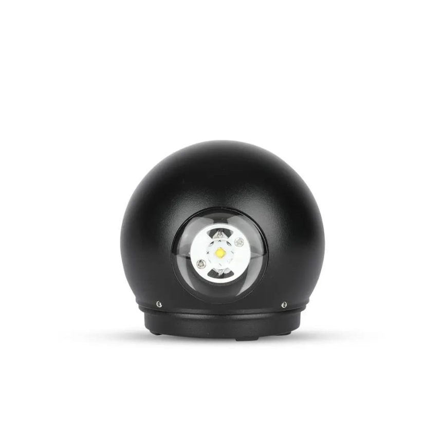 Επιτοίχιο φωτιστικό εξωτερικού χώρου LED LED/6W/230V 3000K IP65 μαύρο