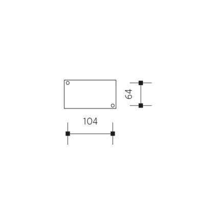 Επιτοίχιο φωτιστικό εξωτερικού χώρου LED NATURA LED/12W/230V 4000K IP65 καφέ/ανθρακί