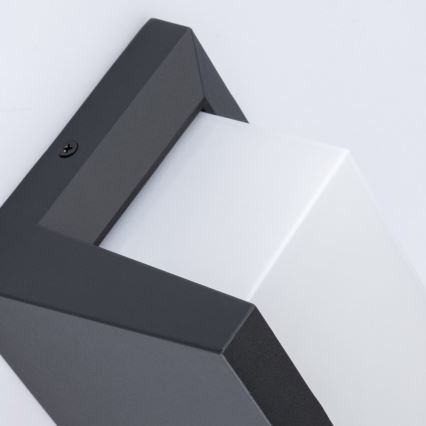 Επιτοίχιο φωτιστικό εξωτερικού χώρου LED NEELY 1xE27/9W/230V 3000K IP54 ανθρακί