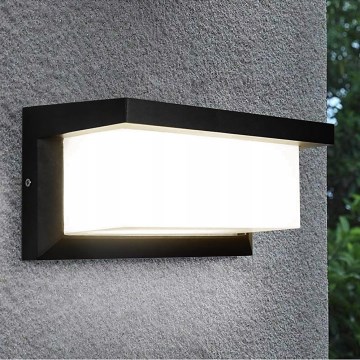 Επιτοίχιο φωτιστικό εξωτερικού χώρου LED NEELY LED/12W/230V 4000K IP54 μαύρο
