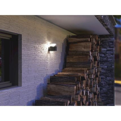 Επιτοίχιο φωτιστικό εξωτερικού χώρου LED ORNELA LED/6W/230V 3000K IP54 ανθρακί