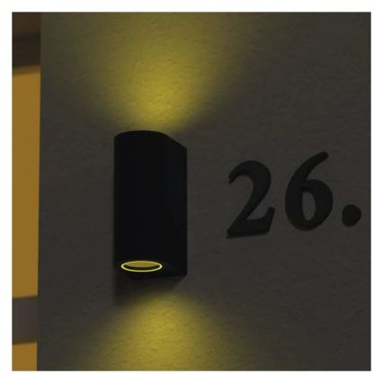 Επιτοίχιο φωτιστικό εξωτερικού χώρου OCULUS 2xGU10/7W/230V IP44