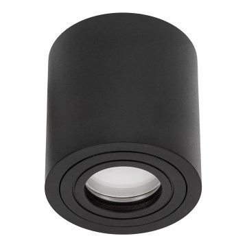 Επιτοίχιο φωτιστικό μπάνιου CHLOE 1xGU10/30W/230V IP65 στρογγυλό μαύρο
