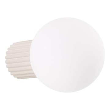 Επιτοίχιο φωτιστικό μπάνιου HALO 1xG9/8W/230V διάμετρος 12 cm IP44 κρεμ