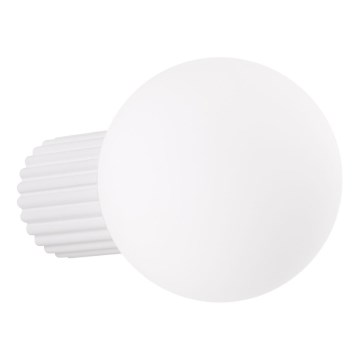 Επιτοίχιο φωτιστικό μπάνιου HALO 1xG9/8W/230V διάμετρος 12 cm IP44 λευκό